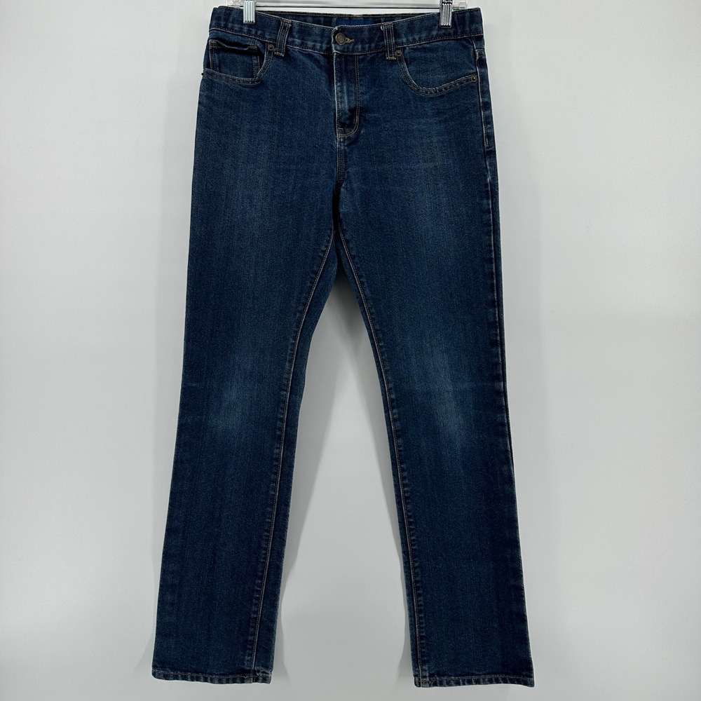 Old Navy Boys Skinny Ajuste Jeans Dark Wash Size 18 Regular 30 Inseam